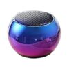 Mini Boost 4 Colorful Wireless Bluetooth Speakers - Mini Electroplating Round Steel Speaker