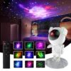 Astronaut Galaxy Projector with Remote Control - 360° Adjustable Nebula Night Light for Bedroom, Gaming Room, and Parties