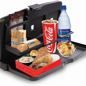 Plastic Multi-Functional Foldable Car Backseat Tray Desk - Portable Back Seat Tray Table for Food, Snacks, Laptop, and More - Stay Organized On the Go (Mxk-508)