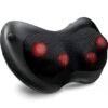 Electric Shiatsu Cushion for Full Body Neck Massager Machine (Black)